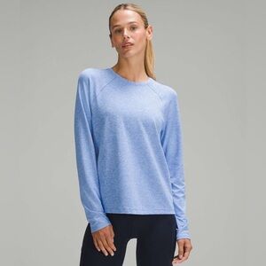 SOLD Lululemon License to Train Classic-Fit Long-Sleeve in Heathered Pipe Dream